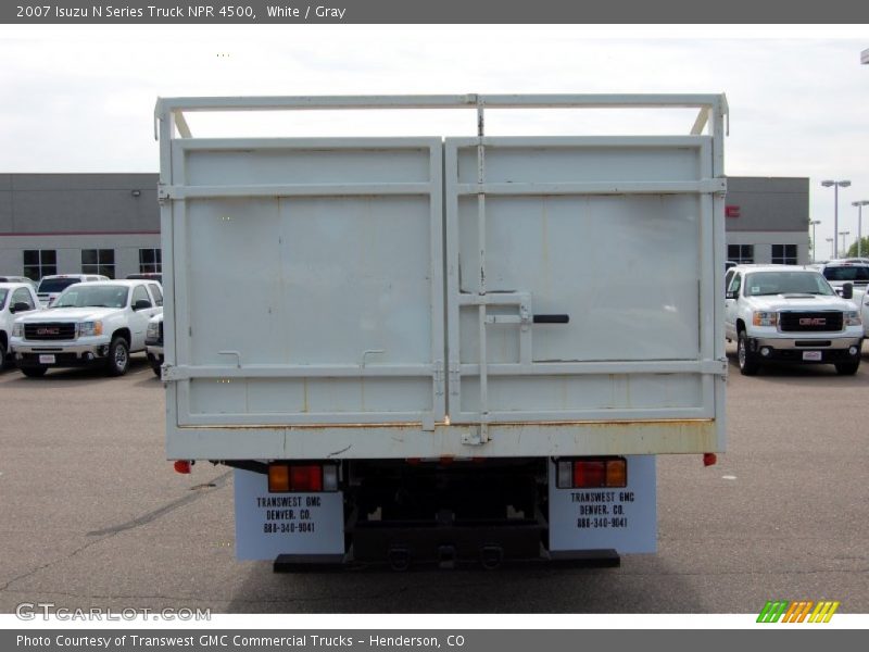 White / Gray 2007 Isuzu N Series Truck NPR 4500