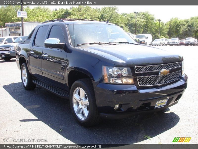 Dark Blue Metallic / Ebony 2007 Chevrolet Avalanche LTZ 4WD
