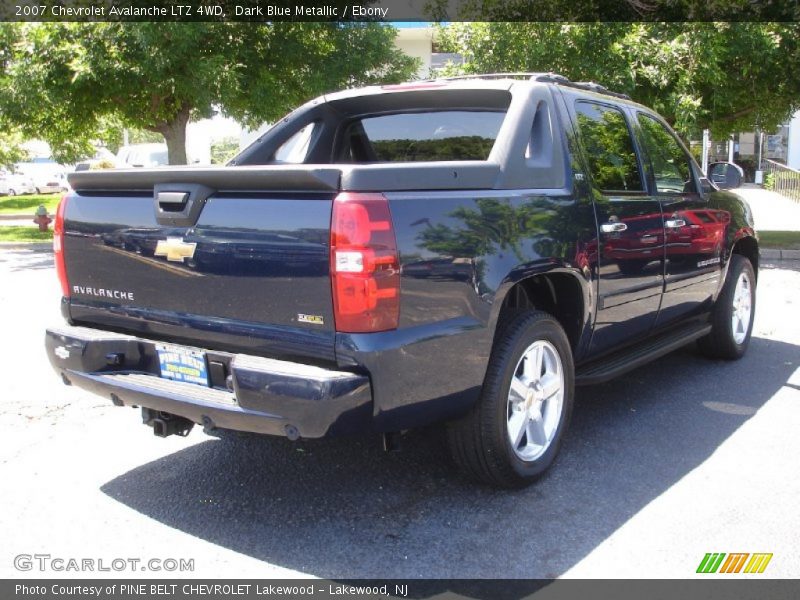 Dark Blue Metallic / Ebony 2007 Chevrolet Avalanche LTZ 4WD