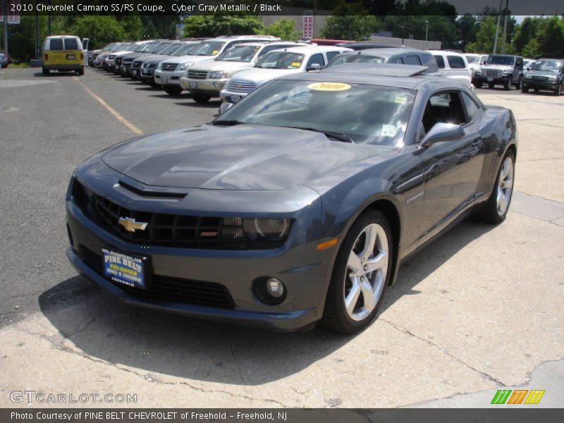 Cyber Gray Metallic / Black 2010 Chevrolet Camaro SS/RS Coupe