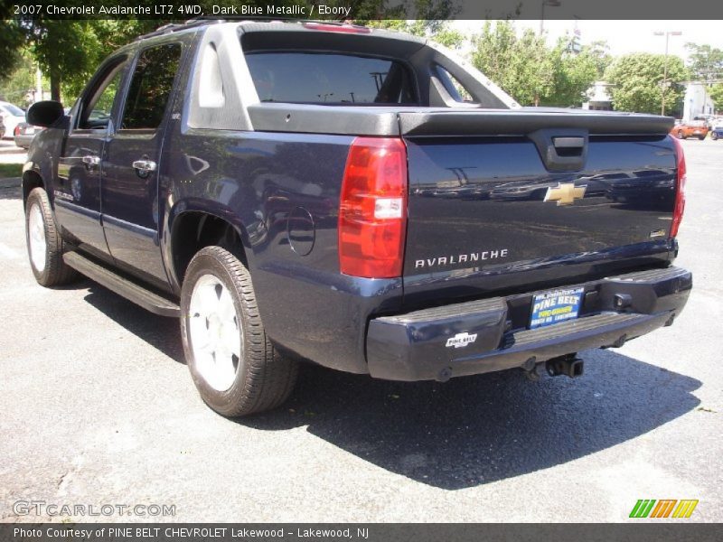 Dark Blue Metallic / Ebony 2007 Chevrolet Avalanche LTZ 4WD