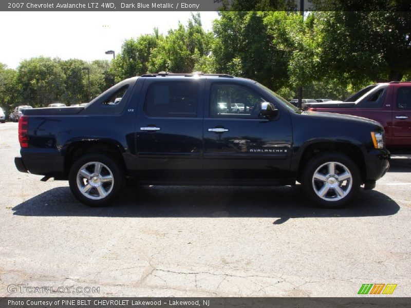 Dark Blue Metallic / Ebony 2007 Chevrolet Avalanche LTZ 4WD