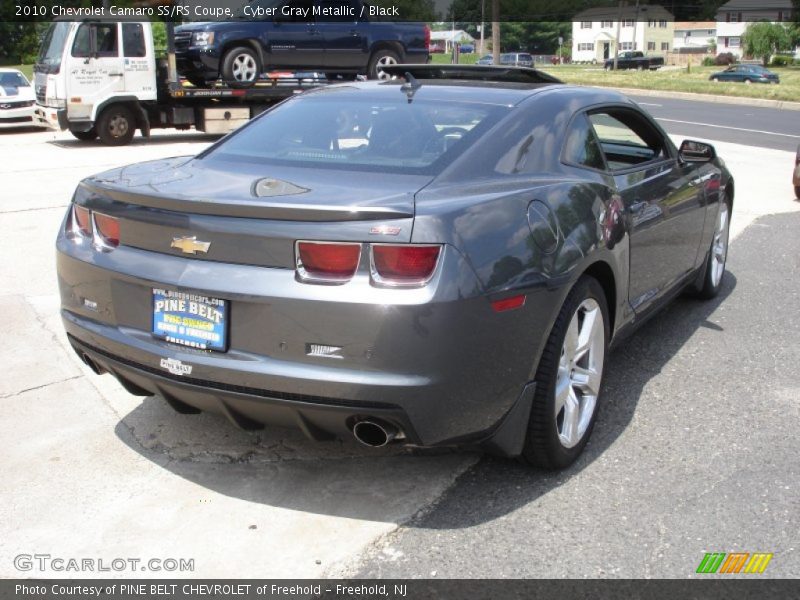 Cyber Gray Metallic / Black 2010 Chevrolet Camaro SS/RS Coupe