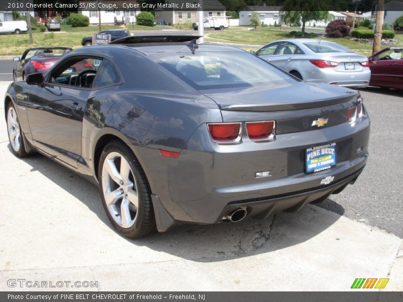 Cyber Gray Metallic / Black 2010 Chevrolet Camaro SS/RS Coupe