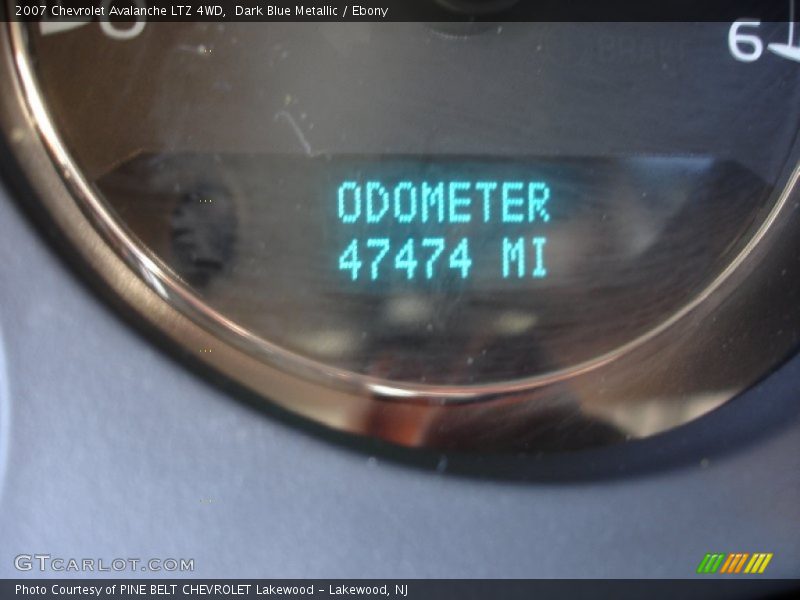 Dark Blue Metallic / Ebony 2007 Chevrolet Avalanche LTZ 4WD