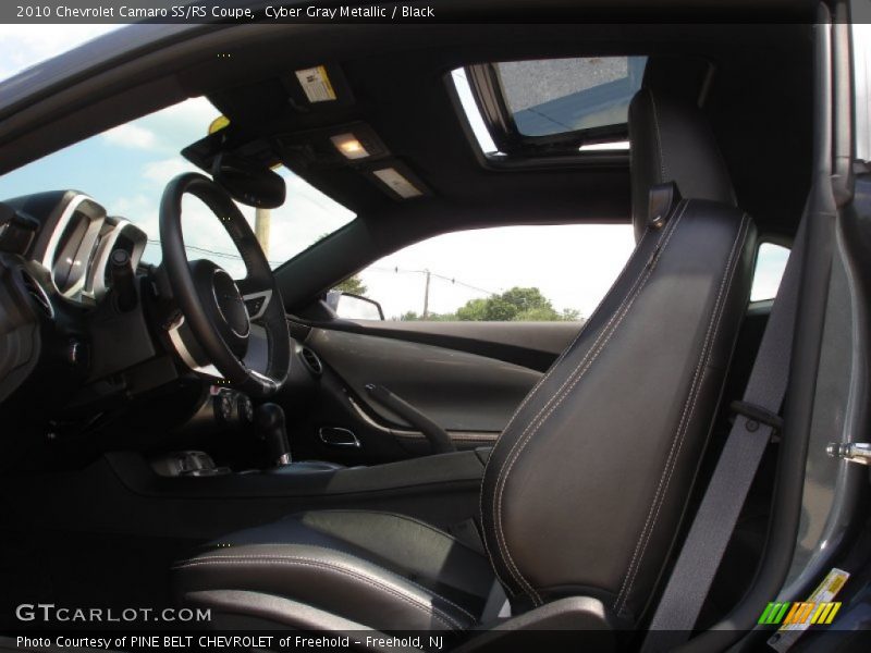 Cyber Gray Metallic / Black 2010 Chevrolet Camaro SS/RS Coupe