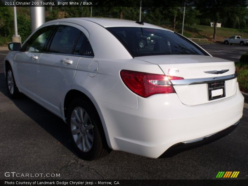 Bright White / Black 2011 Chrysler 200 Touring