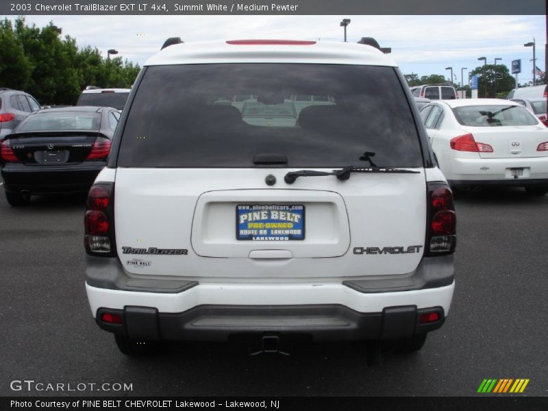 Summit White / Medium Pewter 2003 Chevrolet TrailBlazer EXT LT 4x4