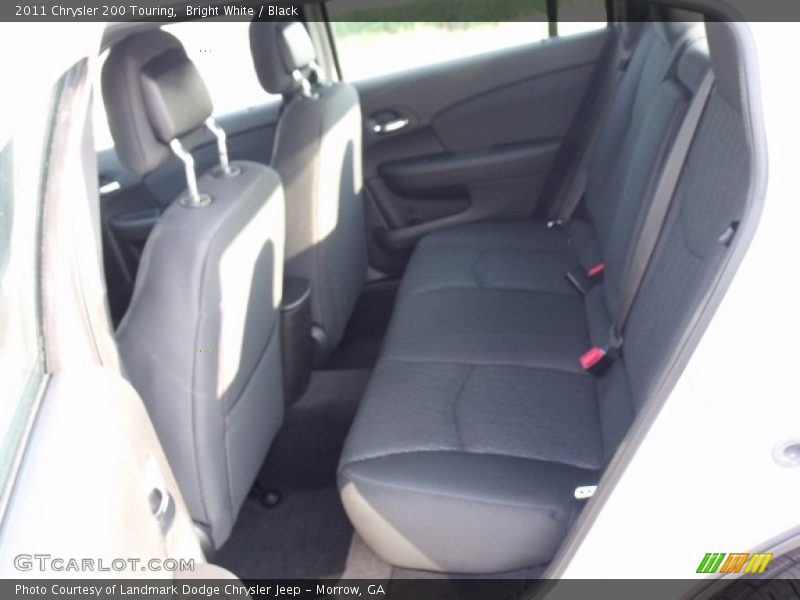 Bright White / Black 2011 Chrysler 200 Touring