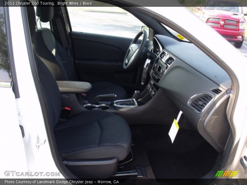 Bright White / Black 2011 Chrysler 200 Touring