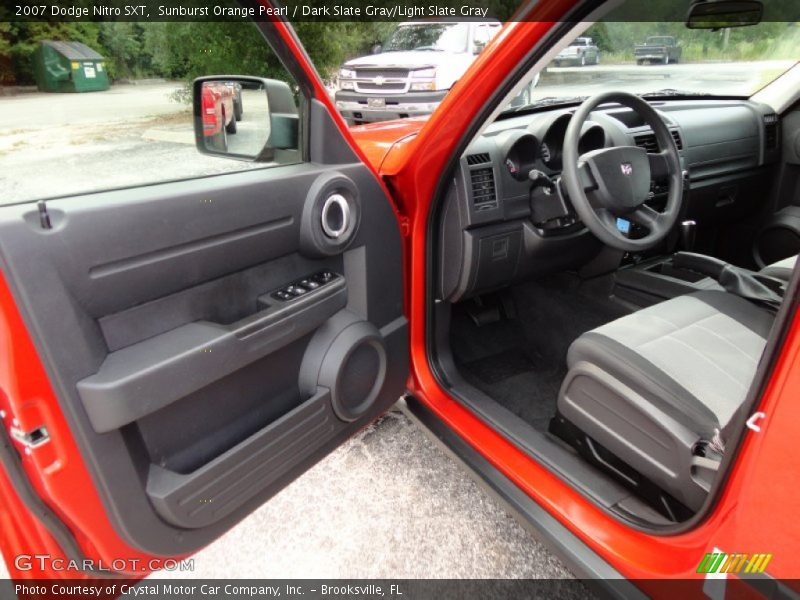 Sunburst Orange Pearl / Dark Slate Gray/Light Slate Gray 2007 Dodge Nitro SXT