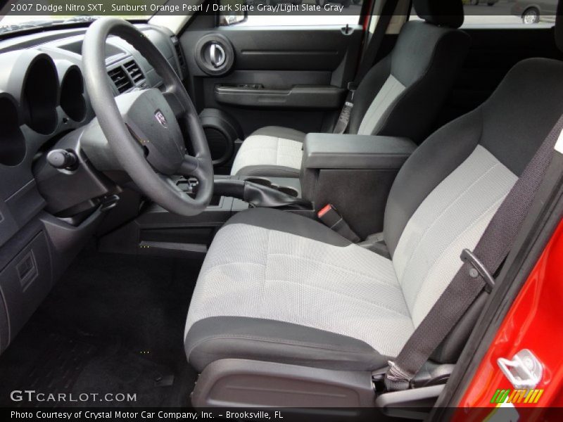Sunburst Orange Pearl / Dark Slate Gray/Light Slate Gray 2007 Dodge Nitro SXT