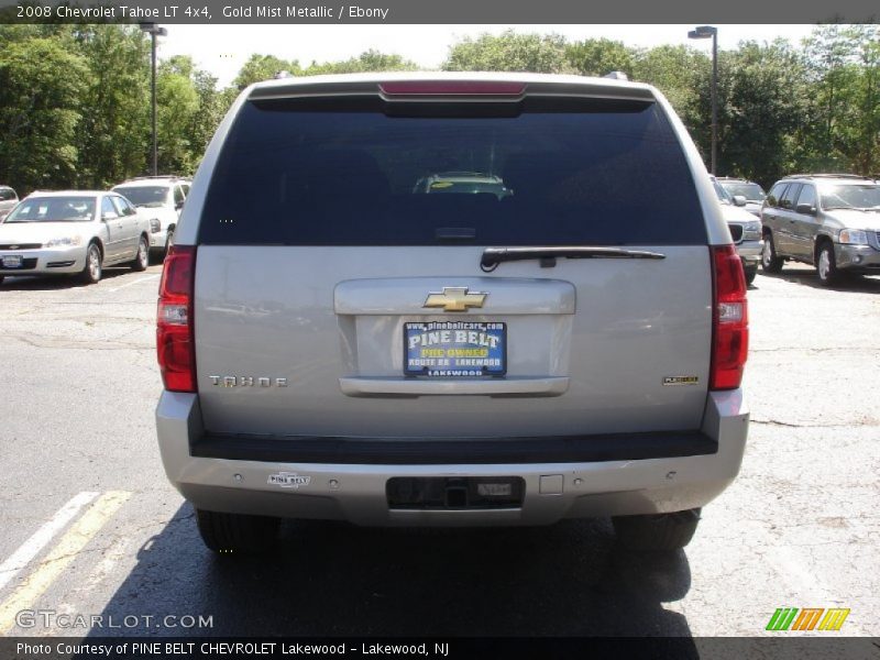 Gold Mist Metallic / Ebony 2008 Chevrolet Tahoe LT 4x4