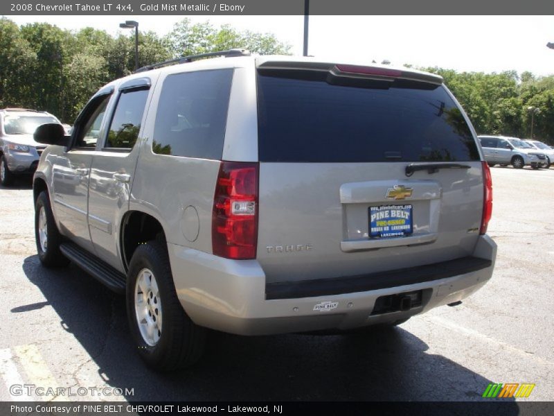 Gold Mist Metallic / Ebony 2008 Chevrolet Tahoe LT 4x4