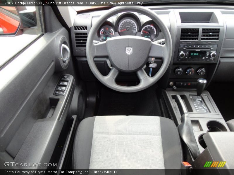 Sunburst Orange Pearl / Dark Slate Gray/Light Slate Gray 2007 Dodge Nitro SXT