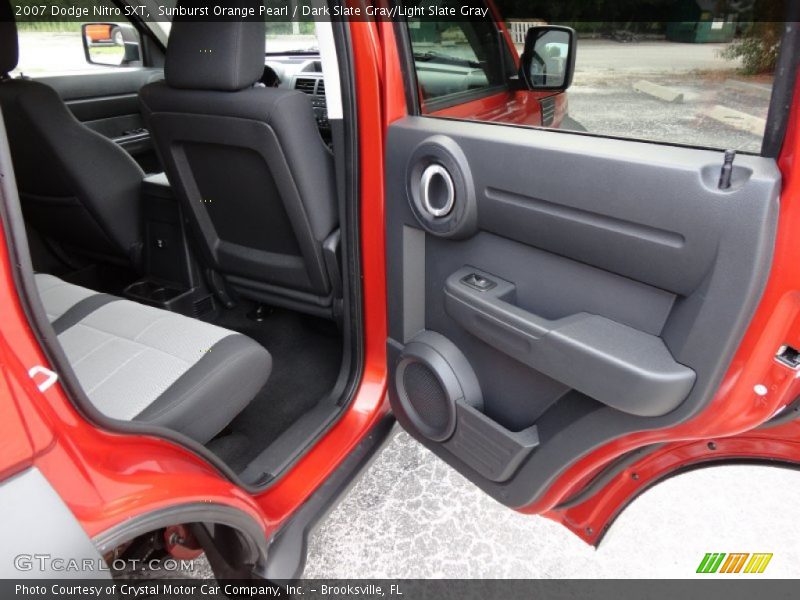 Sunburst Orange Pearl / Dark Slate Gray/Light Slate Gray 2007 Dodge Nitro SXT