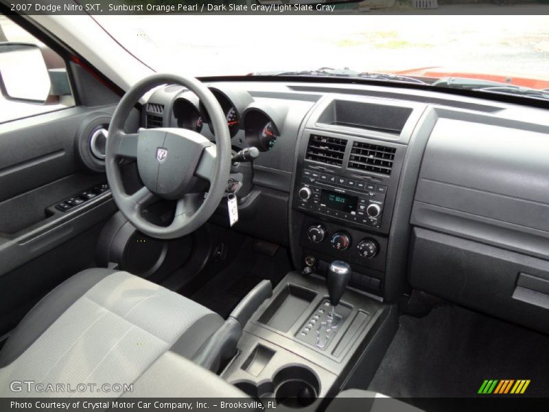 Sunburst Orange Pearl / Dark Slate Gray/Light Slate Gray 2007 Dodge Nitro SXT