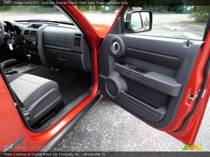 Sunburst Orange Pearl / Dark Slate Gray/Light Slate Gray 2007 Dodge Nitro SXT