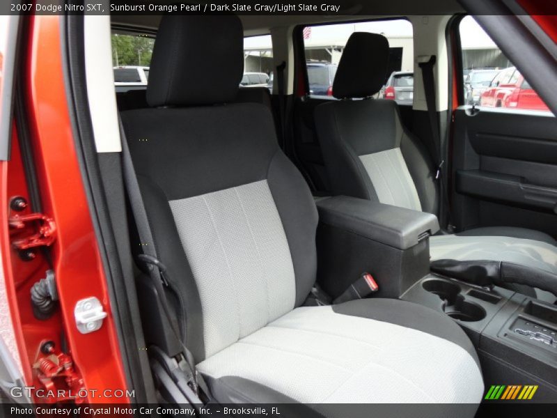 Sunburst Orange Pearl / Dark Slate Gray/Light Slate Gray 2007 Dodge Nitro SXT