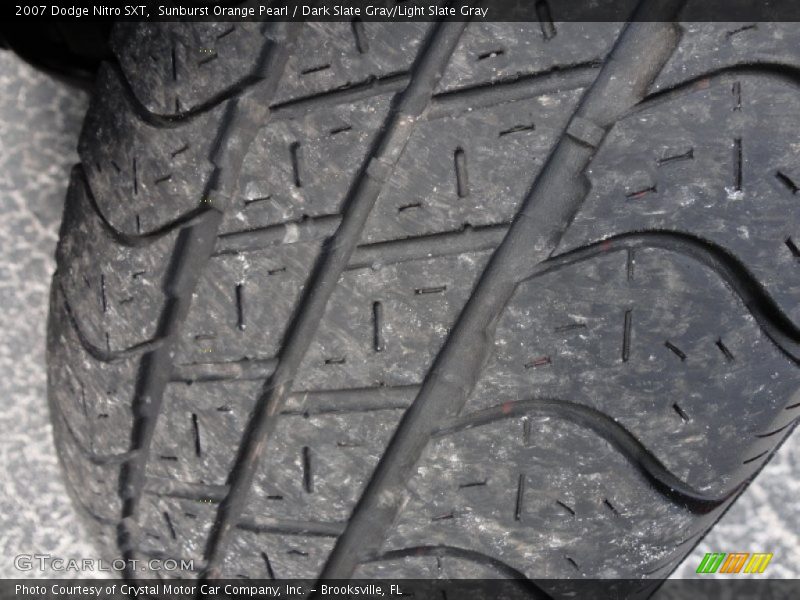 Sunburst Orange Pearl / Dark Slate Gray/Light Slate Gray 2007 Dodge Nitro SXT