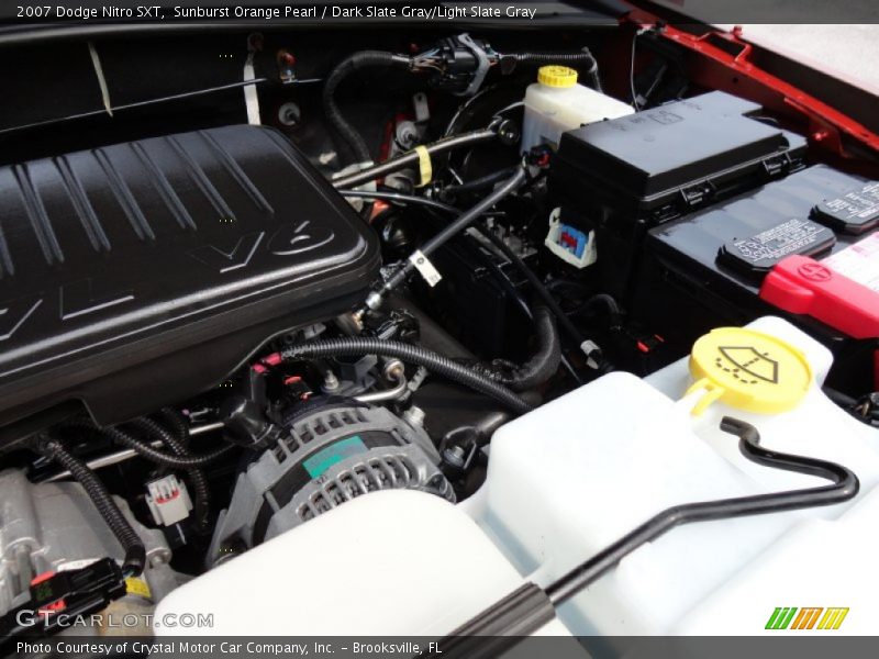 Sunburst Orange Pearl / Dark Slate Gray/Light Slate Gray 2007 Dodge Nitro SXT