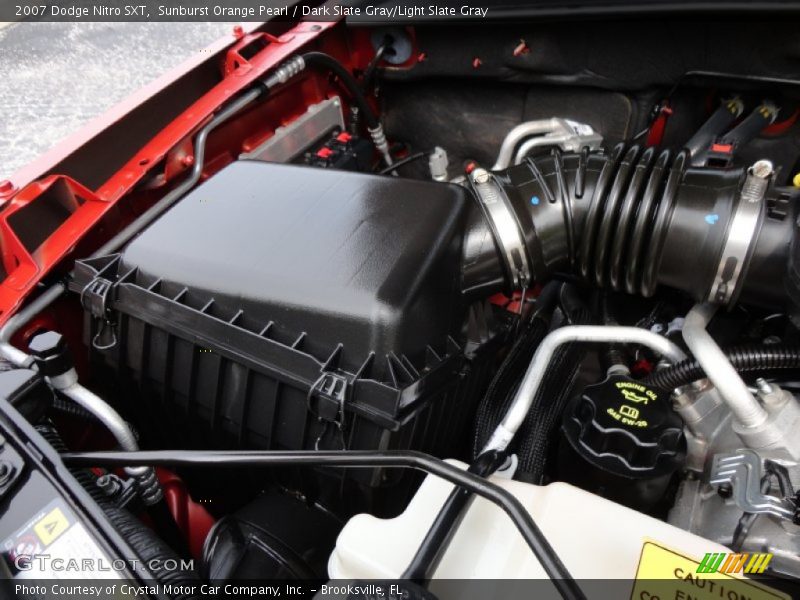 Sunburst Orange Pearl / Dark Slate Gray/Light Slate Gray 2007 Dodge Nitro SXT