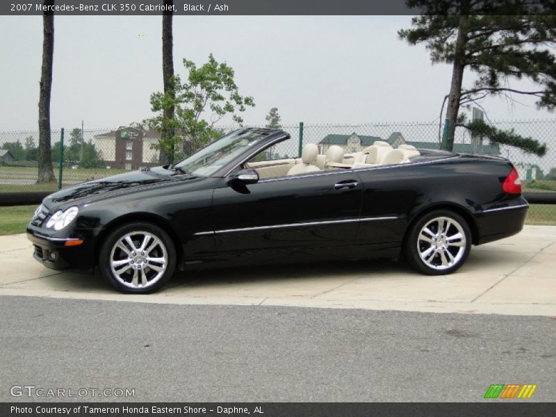 Black / Ash 2007 Mercedes-Benz CLK 350 Cabriolet
