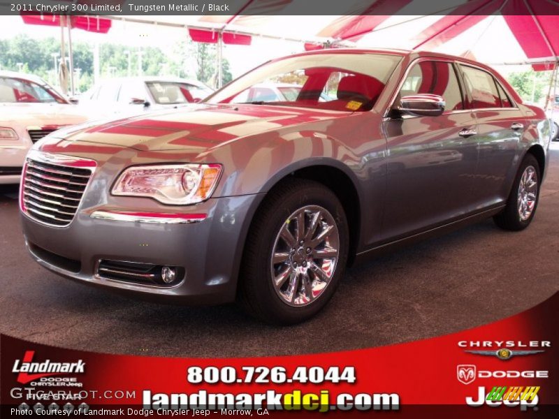 Tungsten Metallic / Black 2011 Chrysler 300 Limited