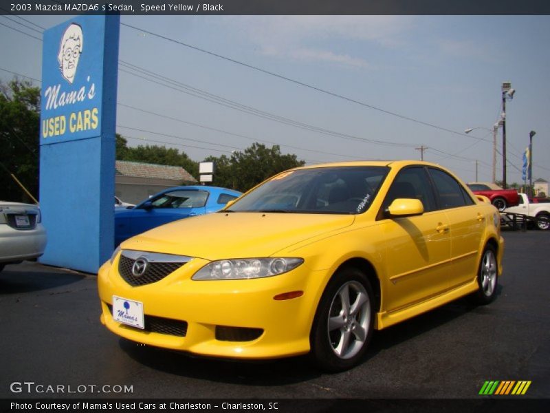 Front 3/4 View of 2003 MAZDA6 s Sedan