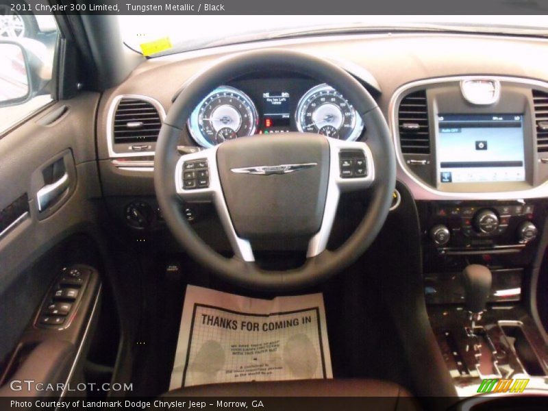 Tungsten Metallic / Black 2011 Chrysler 300 Limited