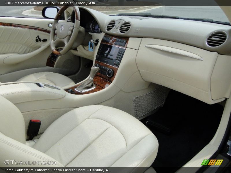 Black / Ash 2007 Mercedes-Benz CLK 350 Cabriolet