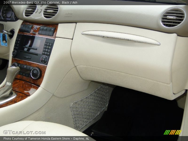 Black / Ash 2007 Mercedes-Benz CLK 350 Cabriolet