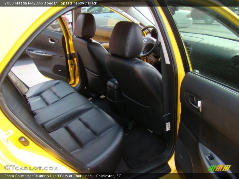 Speed Yellow / Black 2003 Mazda MAZDA6 s Sedan