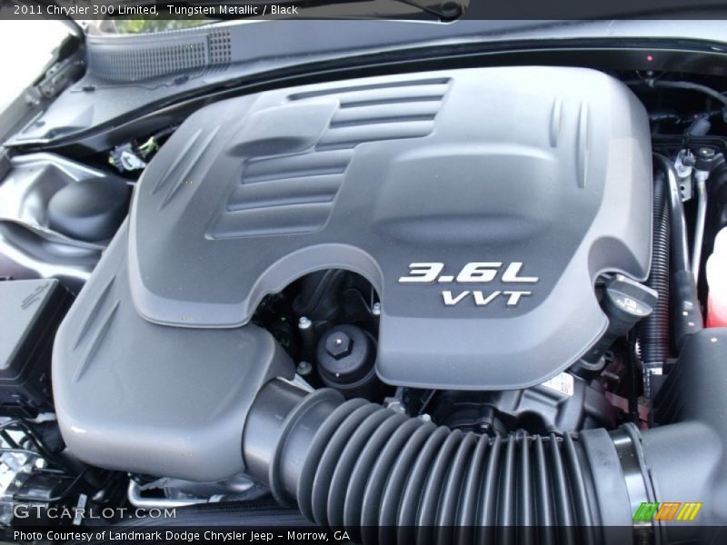 Tungsten Metallic / Black 2011 Chrysler 300 Limited