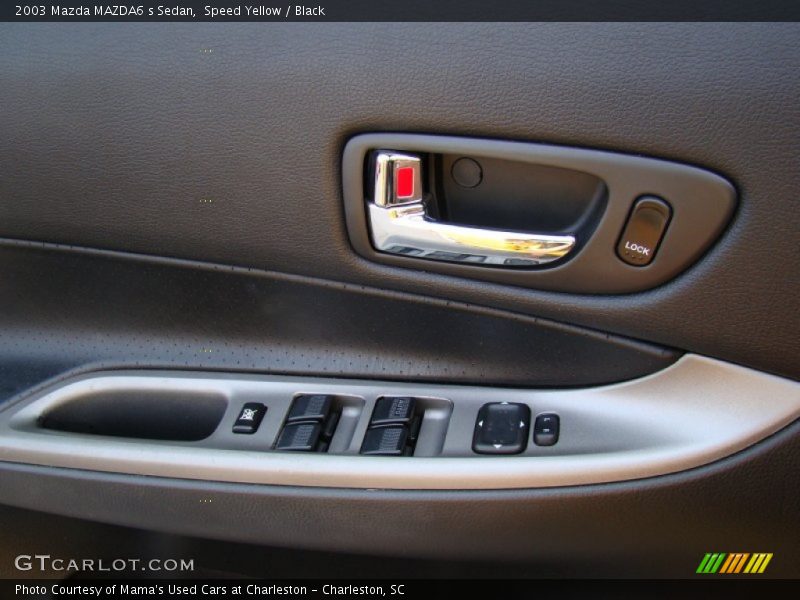 Speed Yellow / Black 2003 Mazda MAZDA6 s Sedan