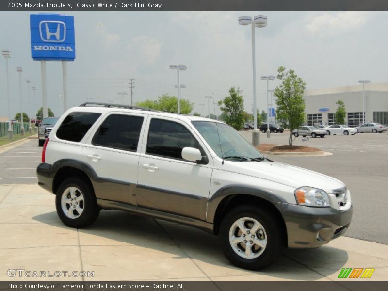 Classic White / Dark Flint Gray 2005 Mazda Tribute s