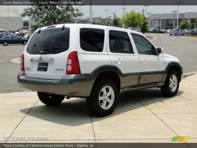 Classic White / Dark Flint Gray 2005 Mazda Tribute s