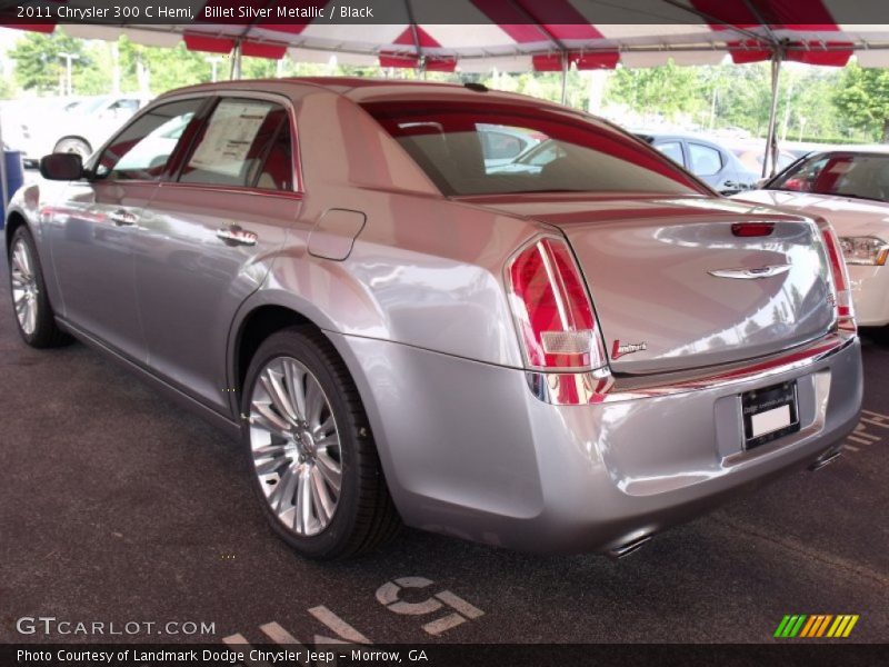 Billet Silver Metallic / Black 2011 Chrysler 300 C Hemi