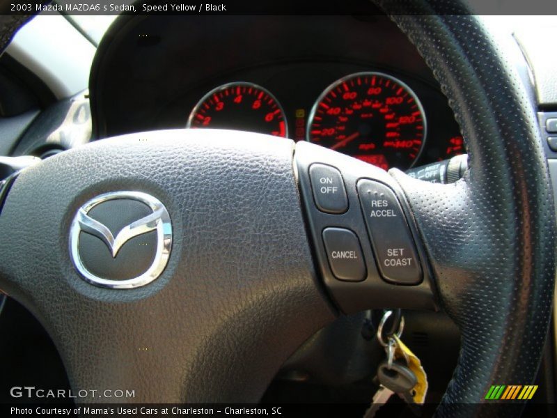 Speed Yellow / Black 2003 Mazda MAZDA6 s Sedan