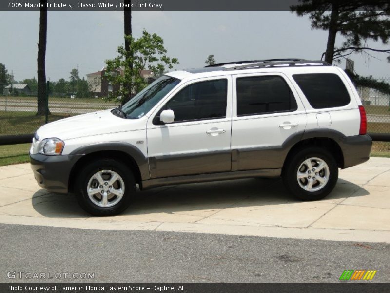 Classic White / Dark Flint Gray 2005 Mazda Tribute s