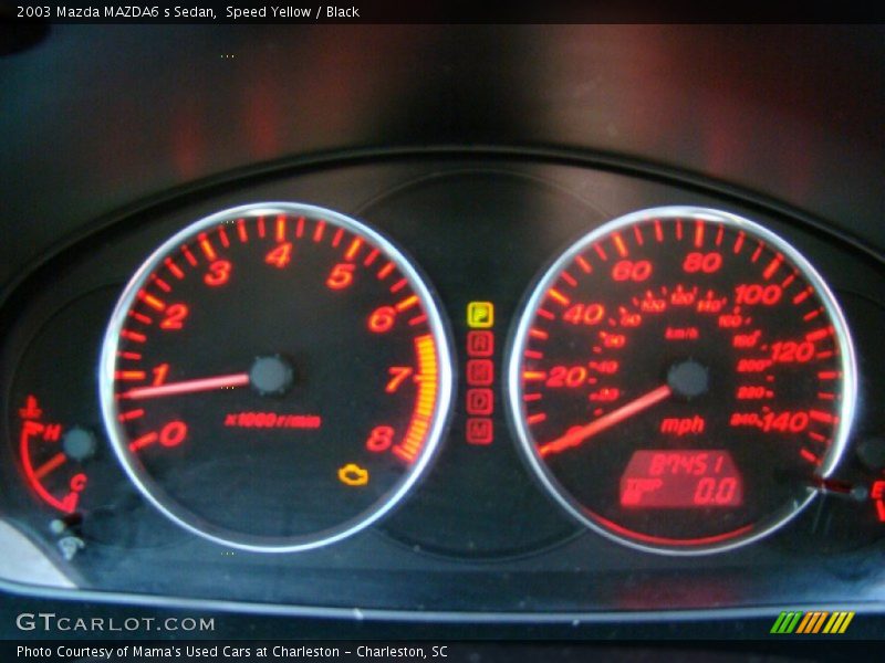  2003 MAZDA6 s Sedan s Sedan Gauges