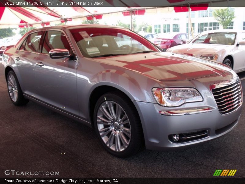 Billet Silver Metallic / Black 2011 Chrysler 300 C Hemi