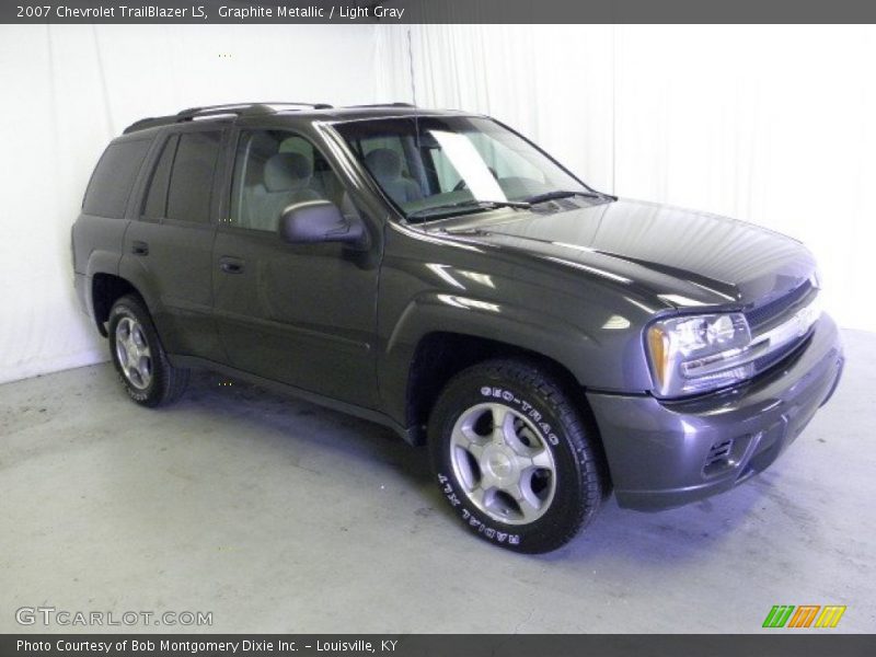 Graphite Metallic / Light Gray 2007 Chevrolet TrailBlazer LS