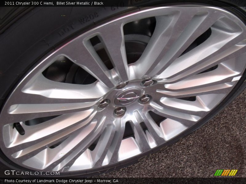 Billet Silver Metallic / Black 2011 Chrysler 300 C Hemi