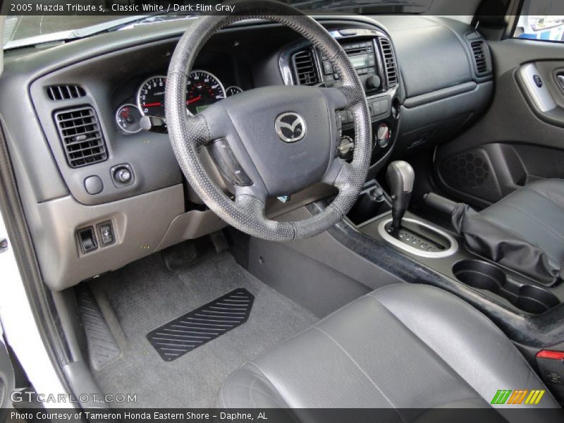 Classic White / Dark Flint Gray 2005 Mazda Tribute s