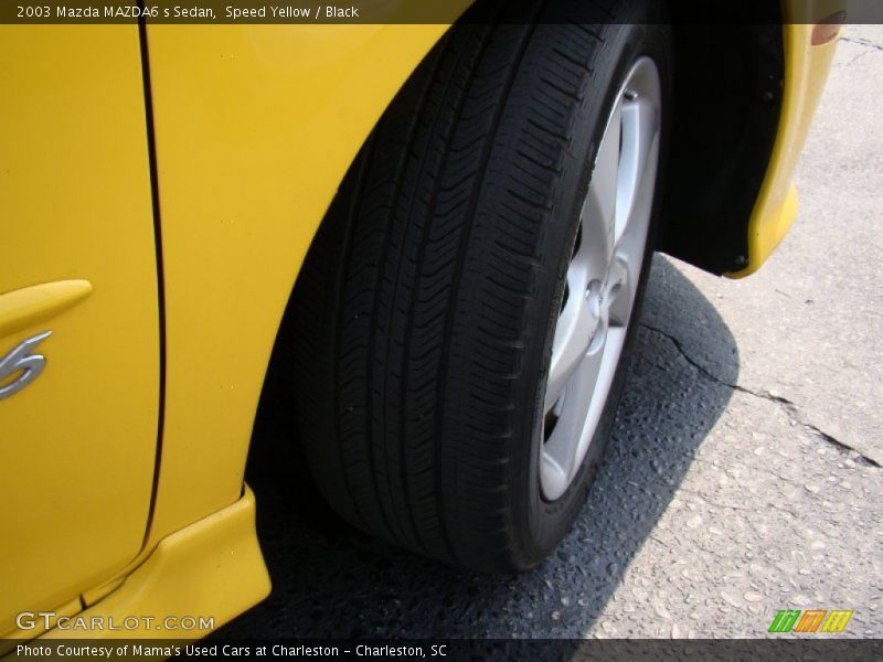 Speed Yellow / Black 2003 Mazda MAZDA6 s Sedan