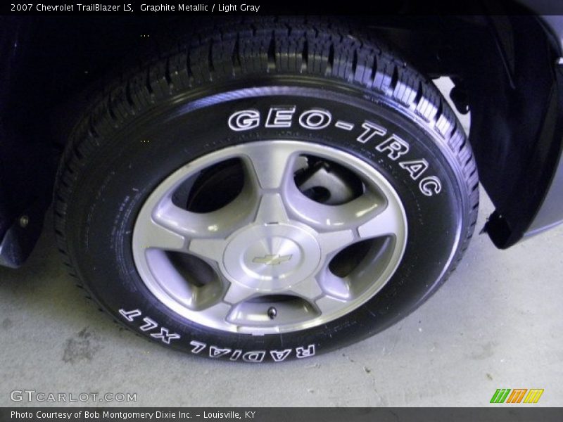 Graphite Metallic / Light Gray 2007 Chevrolet TrailBlazer LS