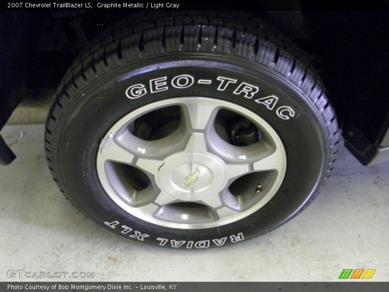 Graphite Metallic / Light Gray 2007 Chevrolet TrailBlazer LS