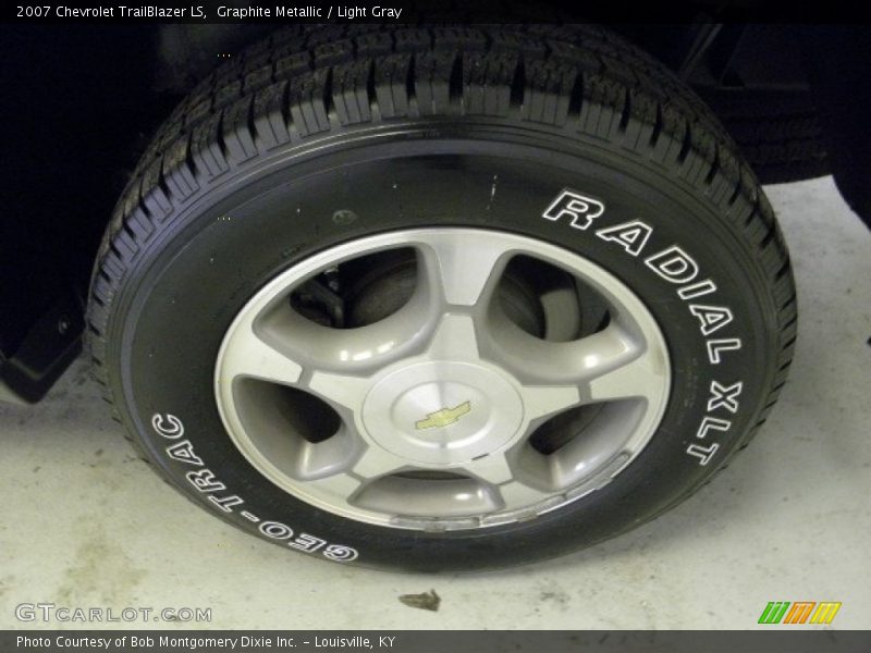 Graphite Metallic / Light Gray 2007 Chevrolet TrailBlazer LS