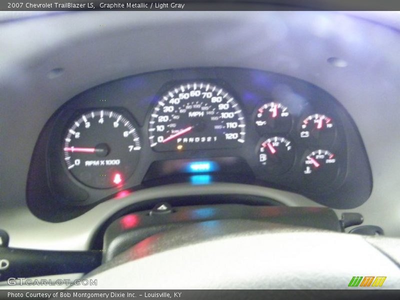 Graphite Metallic / Light Gray 2007 Chevrolet TrailBlazer LS